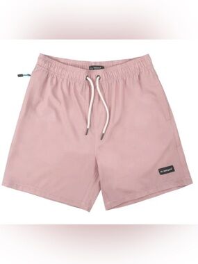 Islandhaze Lavana Stretch Volley Shorts Swim Beach Lounge Board Short Pink 6” M